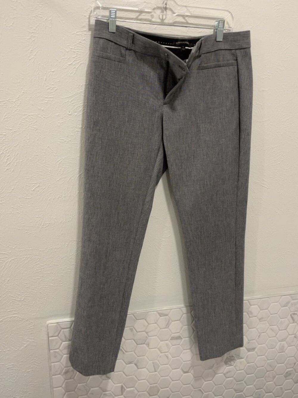 *DIVORCE SALE😀* Banana Republic Sloan Gray Slim Ankle Dress Pants Size 6
